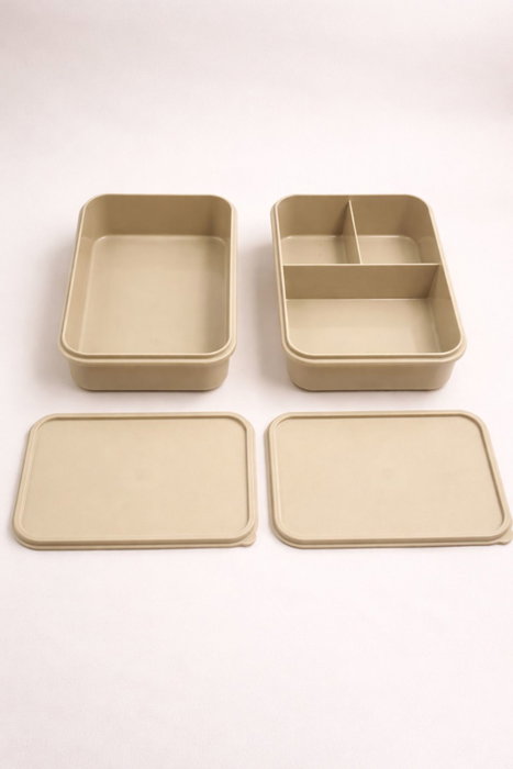 Hermia Juego de cajas de almacenamiento BU0054, 6 piezas, Crema Hermia Juego de cajas de almacenamiento BU0054, 6 piezas, Crema